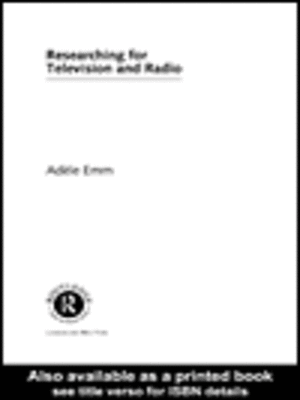 cover image of Researching for Television and Radio